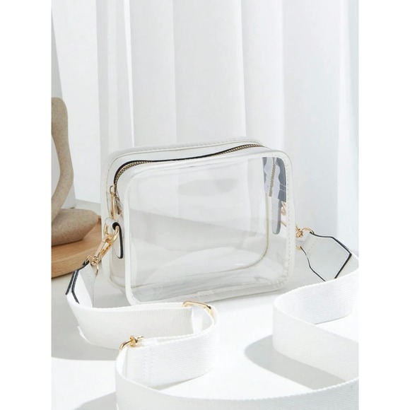 Clear Handbag, Stadium Approved, Concert Clear Crossbody Bag - Picture 5 of 6